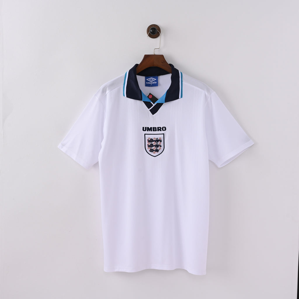 England 1990 Home Retro Jersey - complete front view