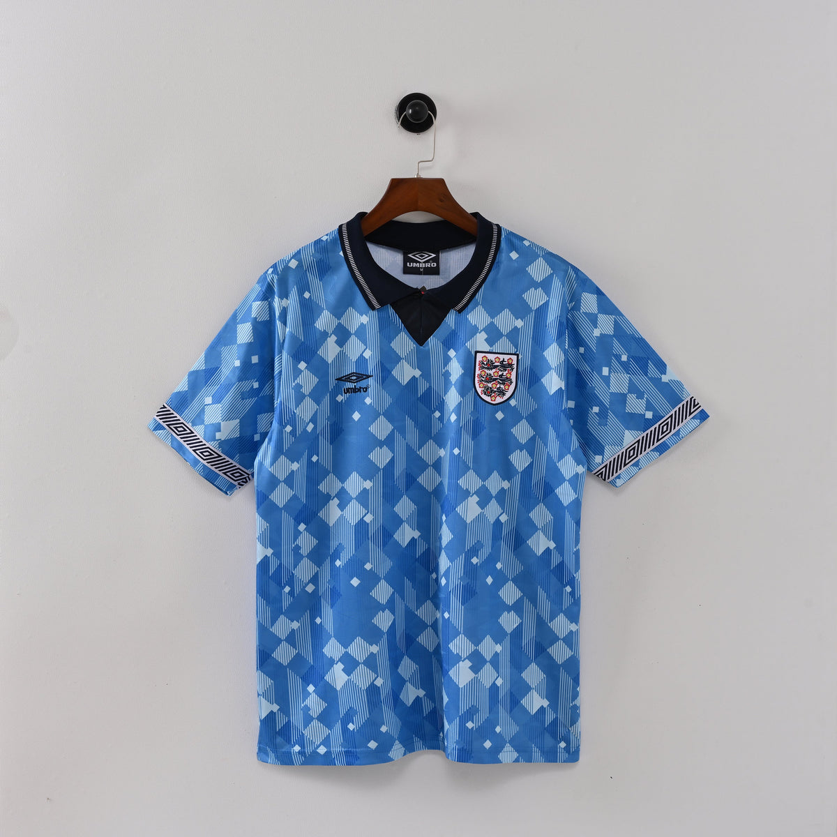 England 1990 Second Away Retro Jersey front view