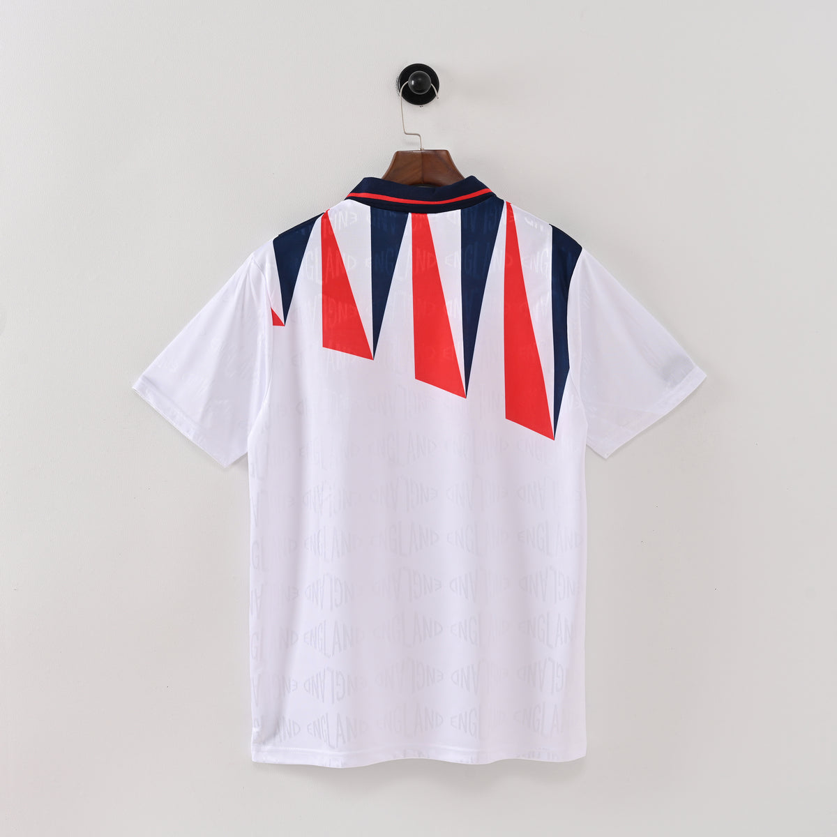 England 1992 Home Retro Jersey full back view