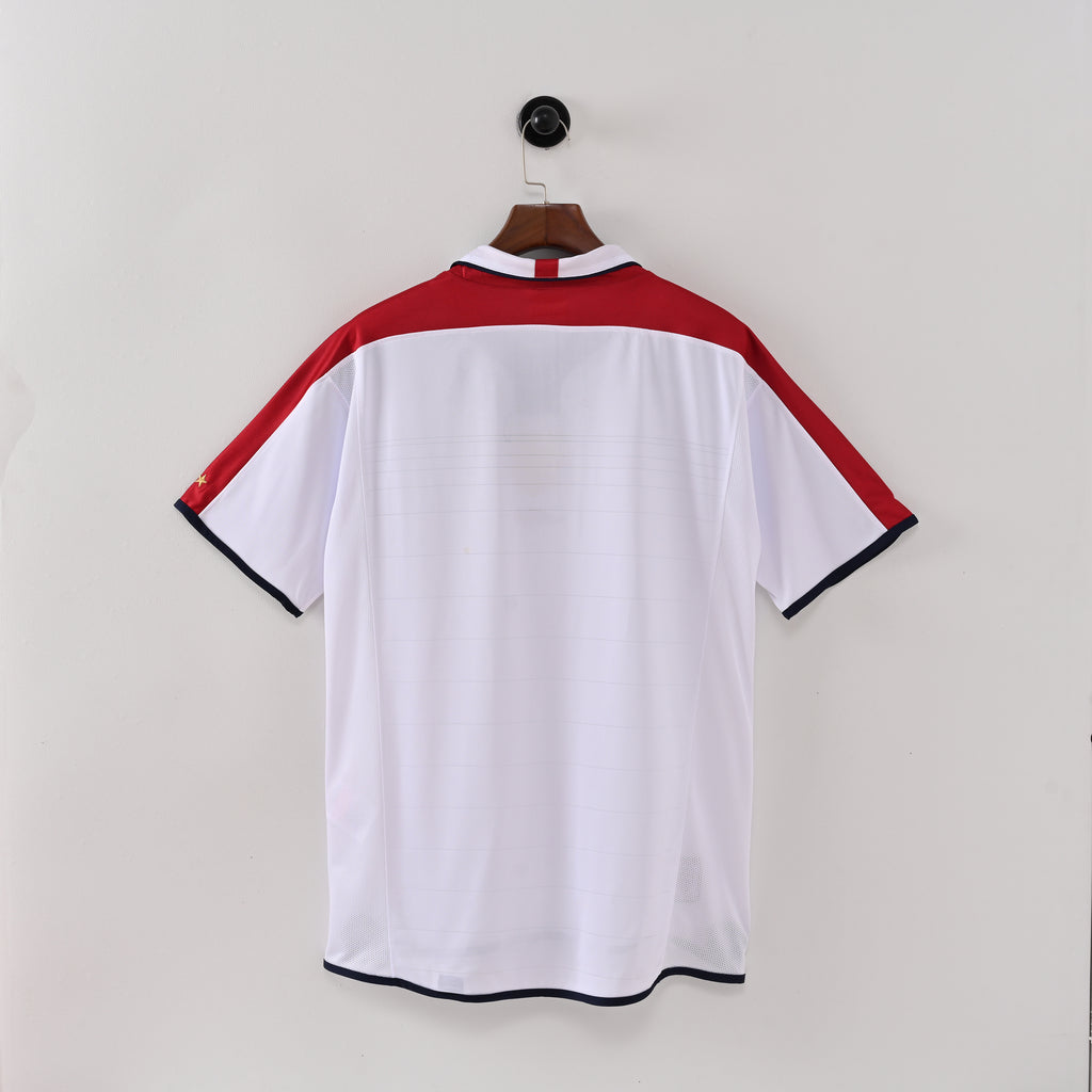 England 2004 Home Retro Jersey - back view