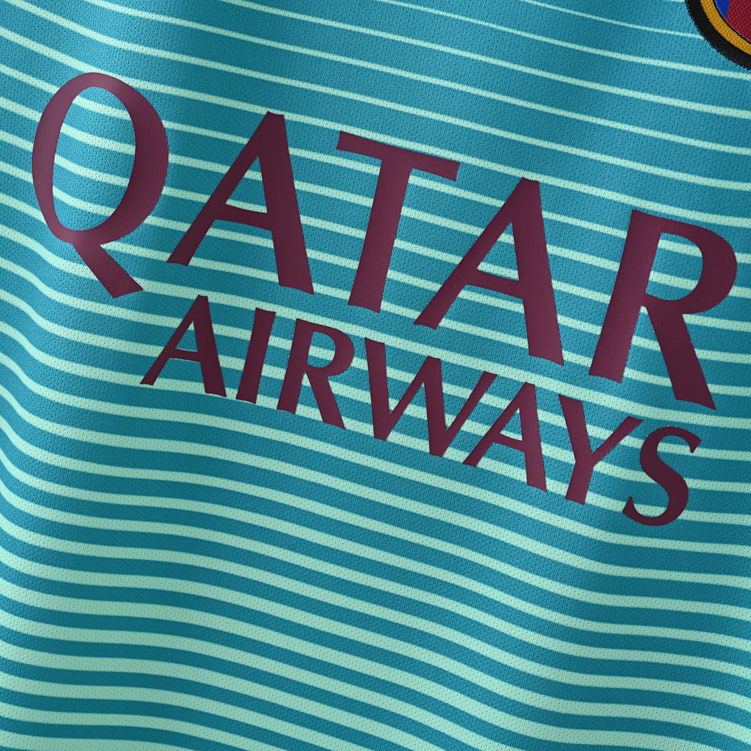 FC Barcelona 1996/97 Away Retro Jersey espalda