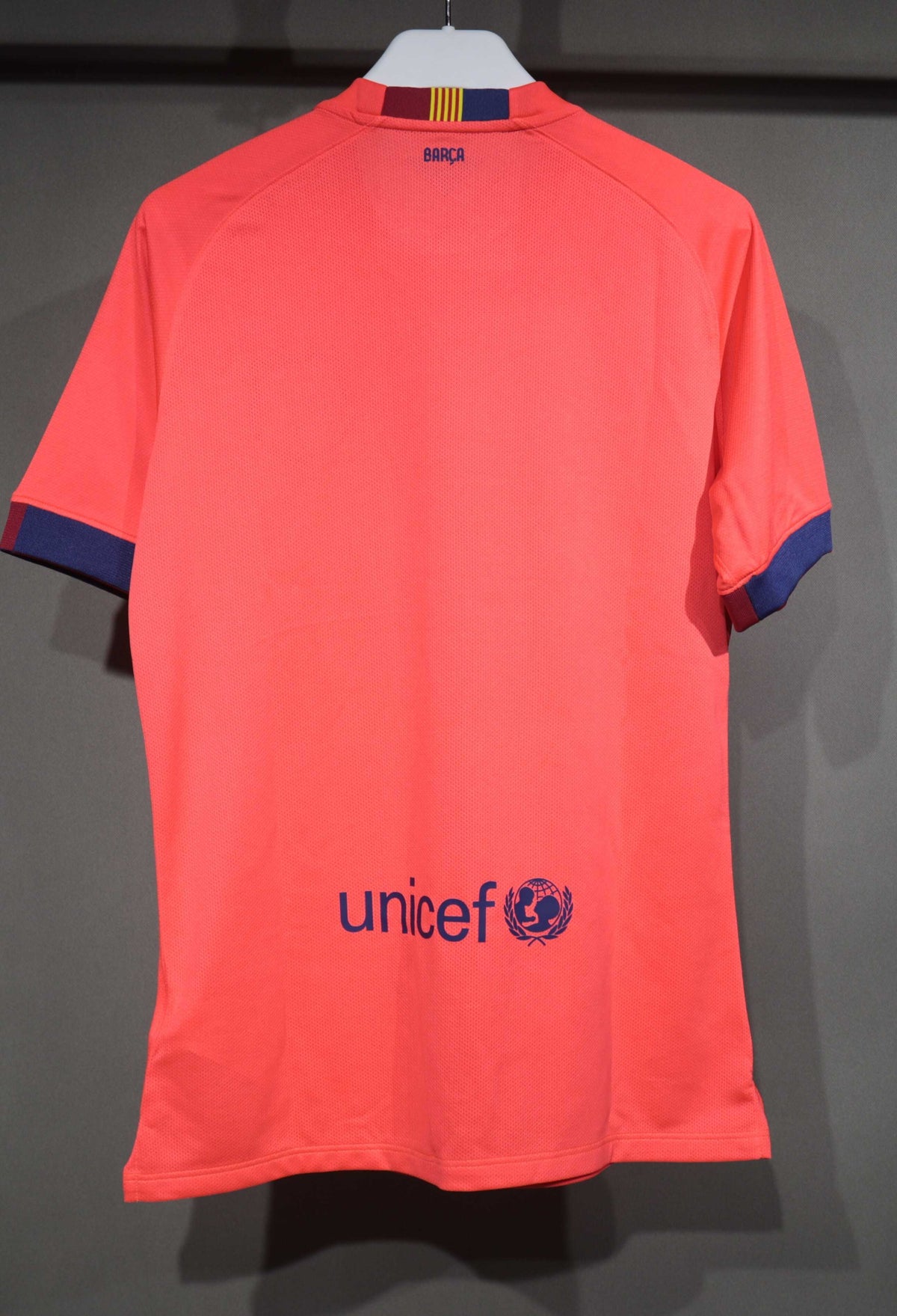 FC Barcelona 2014/15 Away Retro Jersey — vista trasera limpia