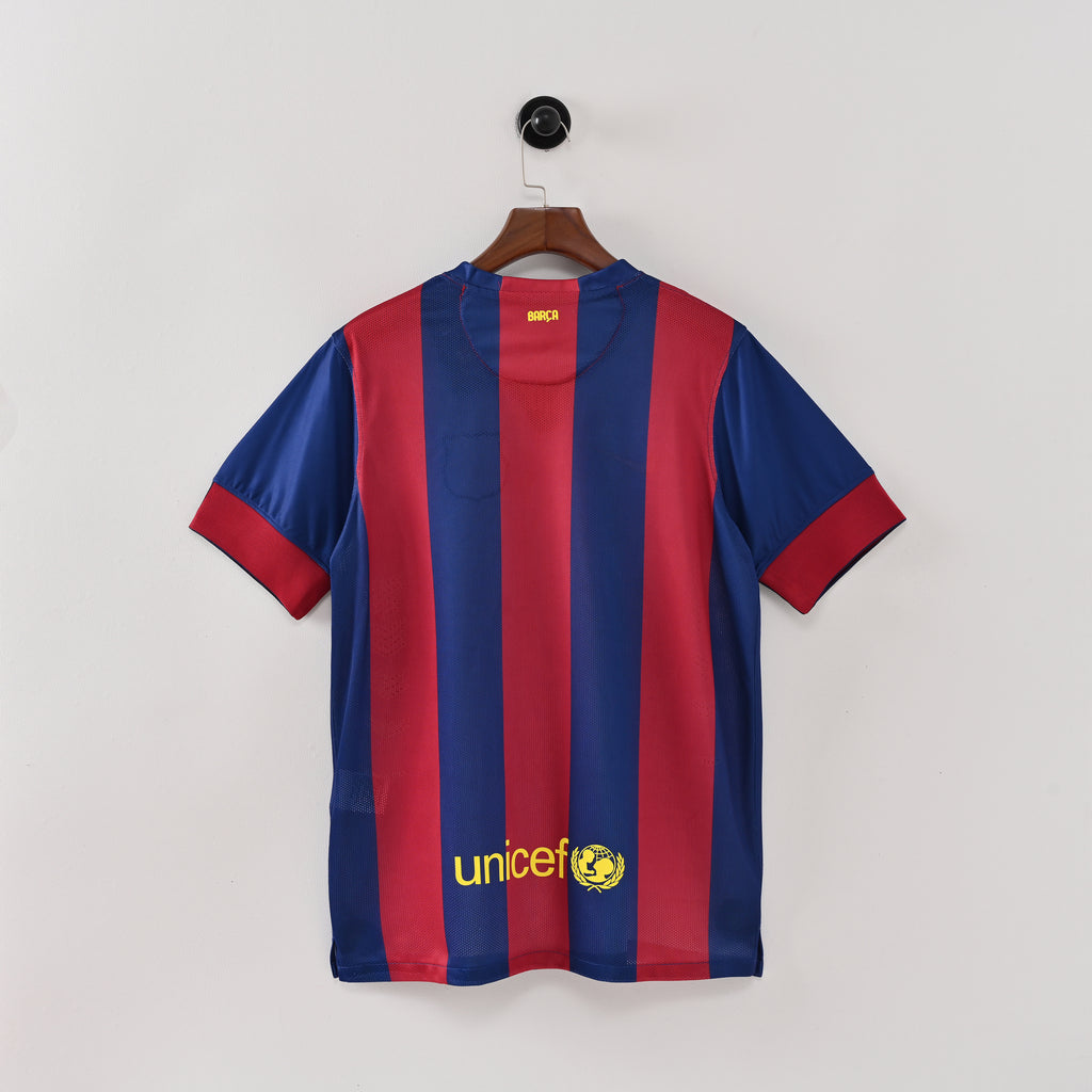 FC Barcelona 2014/15 home retro jersey back view