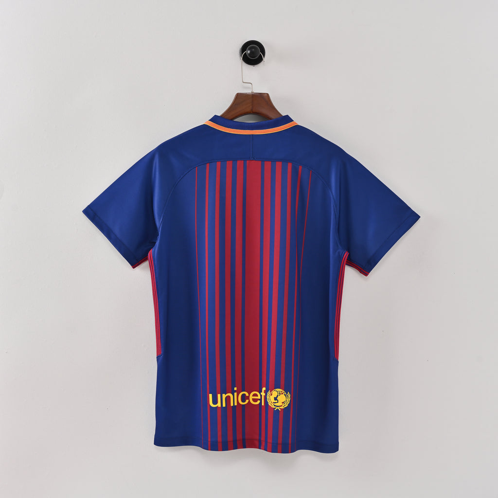 FC Barcelona 2017/18 Home Retro Jersey - back view