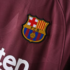 FC Barcelona 2017/18 Second Away Retro Jersey crest detail