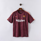 FC Barcelona 2017/18 Second Away Retro Jersey front view