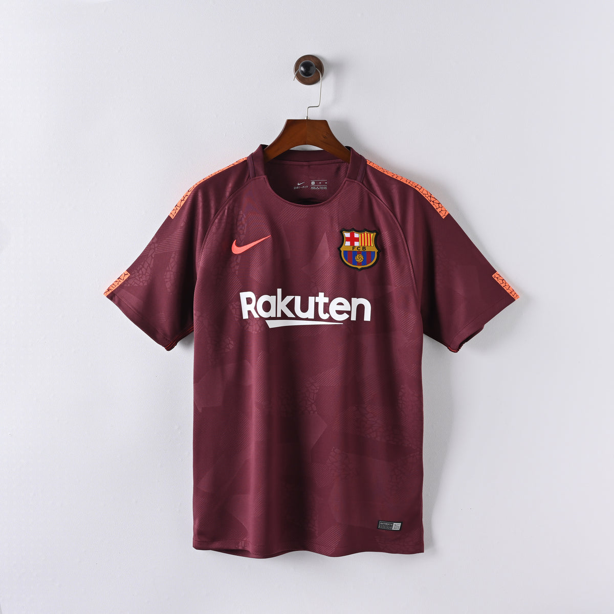 FC Barcelona 2017/18 Second Away Retro Jersey front view