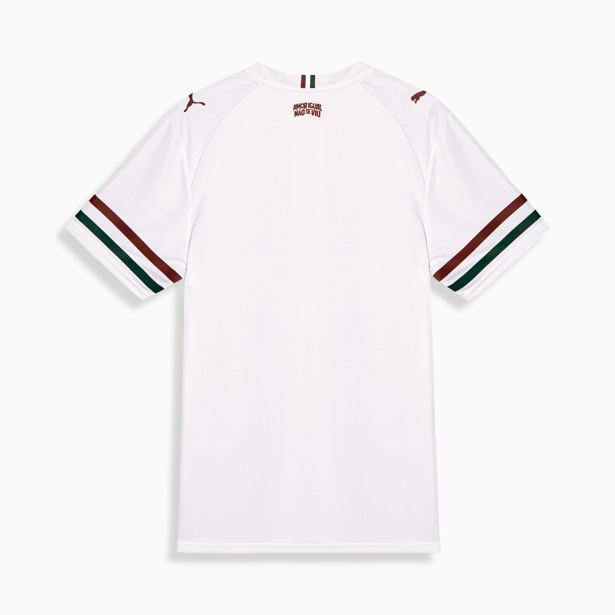 Fluminense 2026 away jersey Fan version back view in white with tricolor details