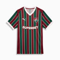 Fluminense 2026 home jersey Fan version front view in green burgundy and white