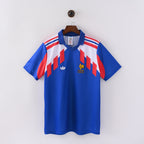 France 1988 home retro jersey, vista frontal