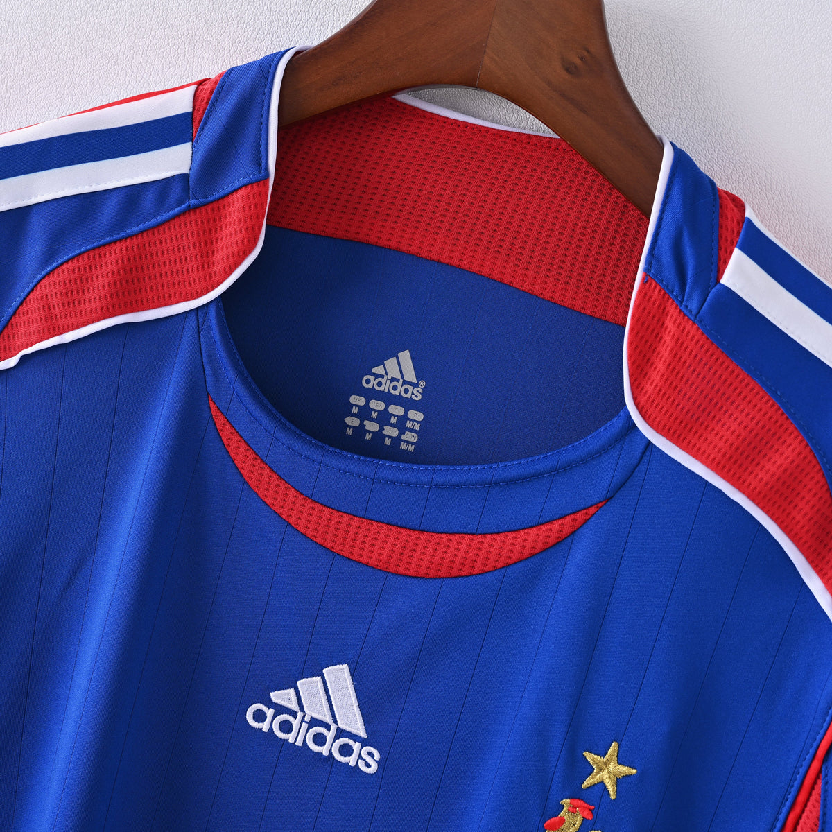 France 2006 home retro jersey detail