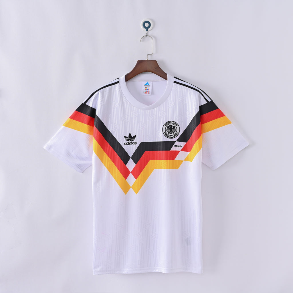 Germany 1990 Home Retro Jersey - complete front view