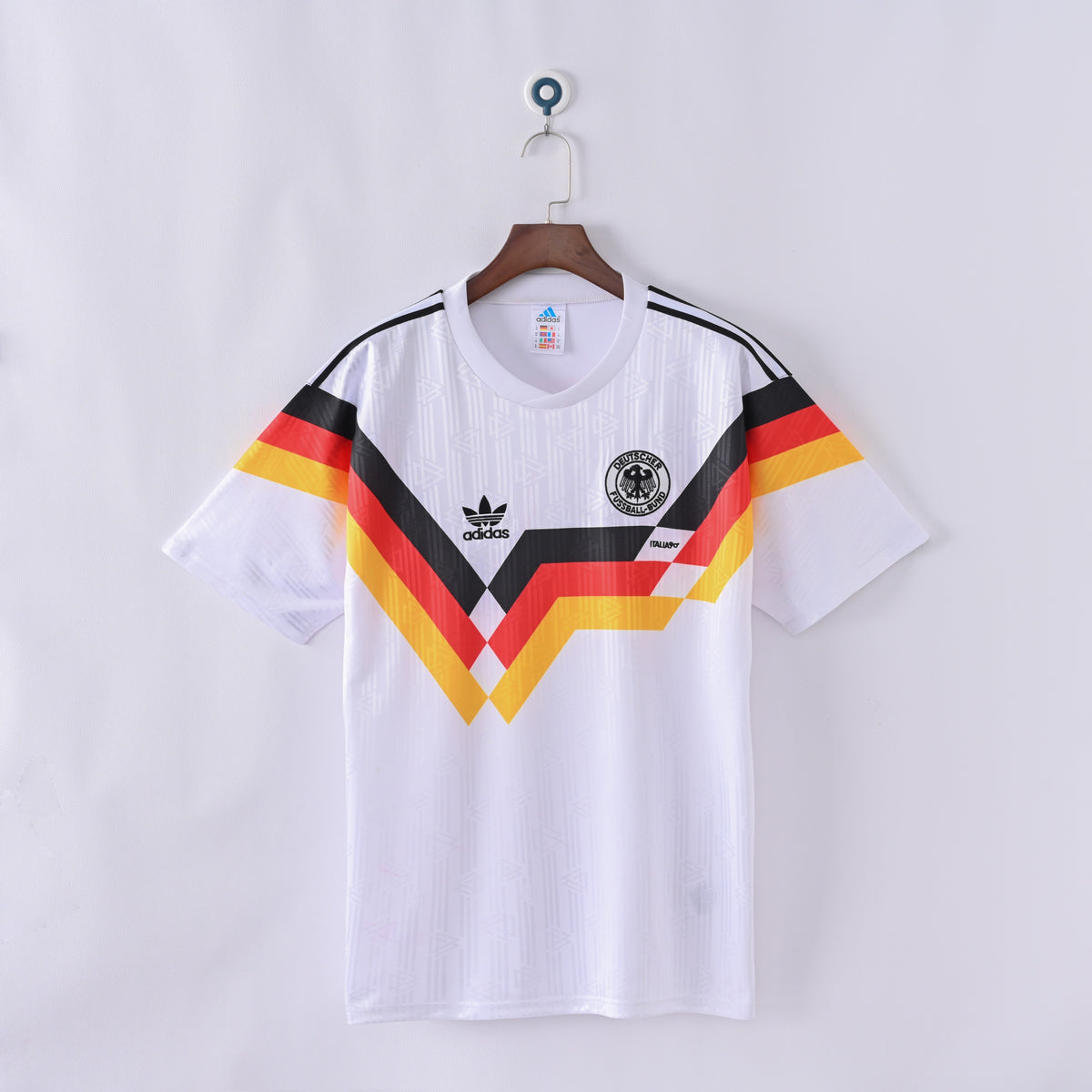 Germany 1990 Home Retro Jersey - complete front view