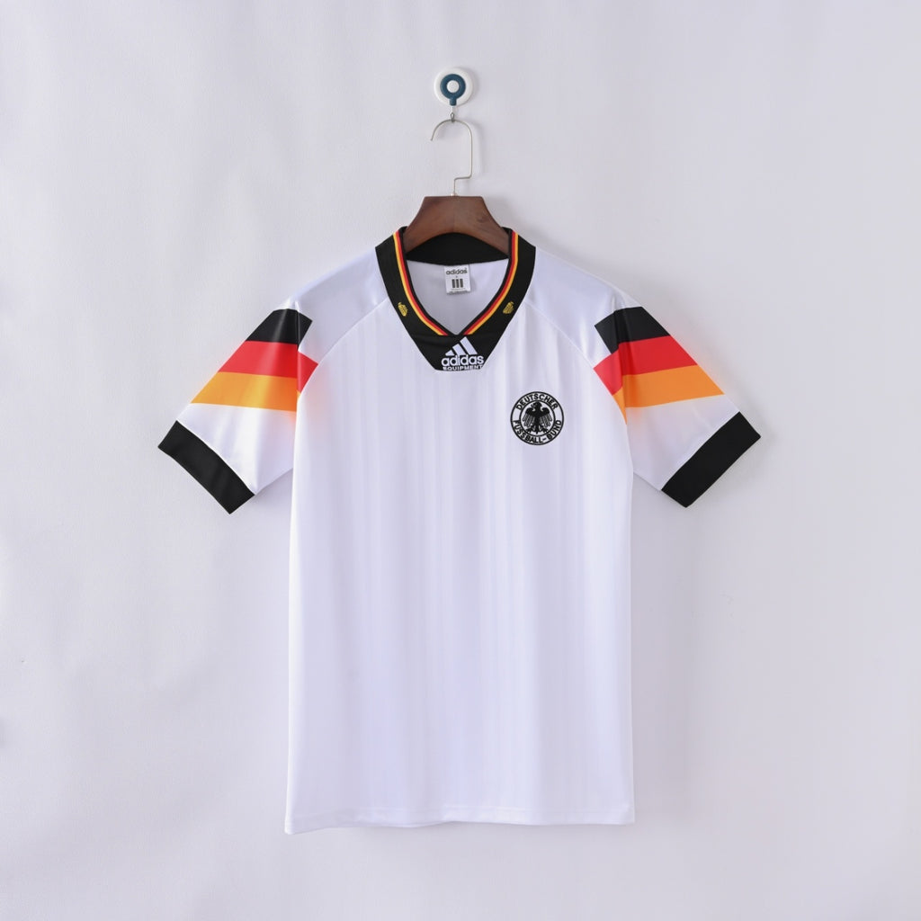 Germany 1992 Home Retro Jersey - front view