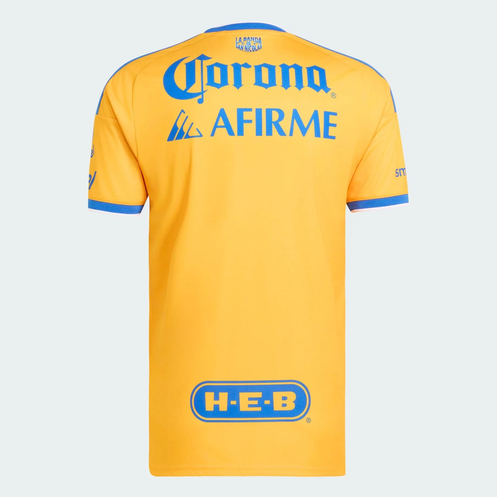Tigres UANL 2026/27 Home Fan Jersey – back view