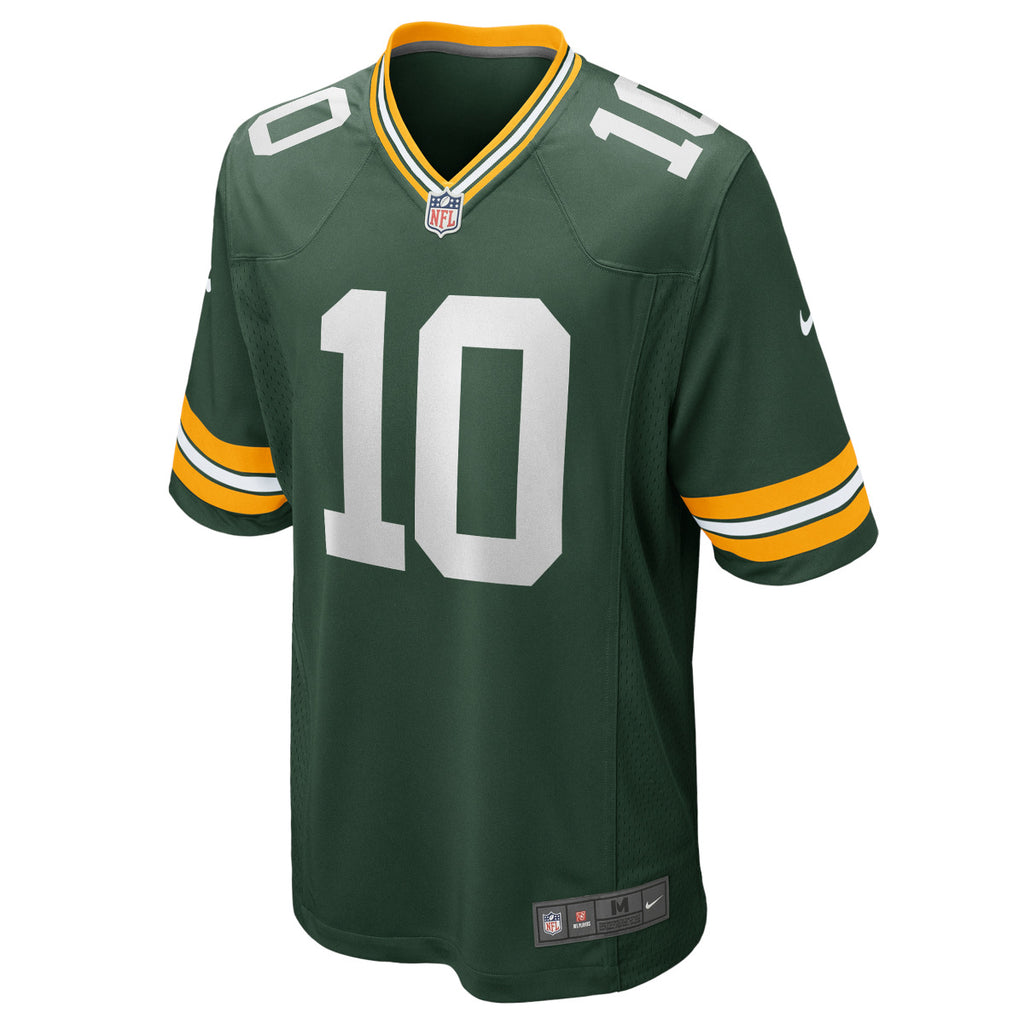 Green Bay Packers NFL jersey — Jordan Love #10 — front view