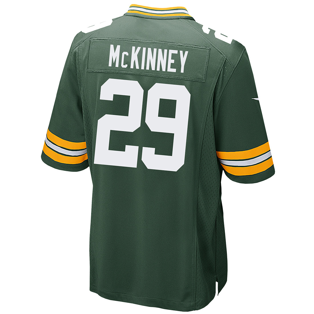 Green Bay Packers NFL jersey — Xavier McKinney #29 — back view