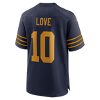 GoalStyle Green Bay Packers The 1923 Classic Navy NFL jersey, Jordan Love #10, back view