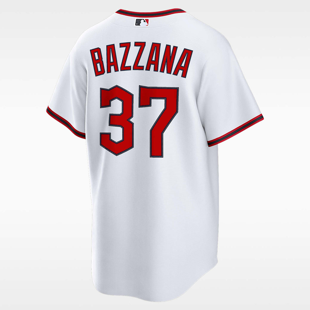 Cleveland Guardians Jersey — White Home 2026 — Travis Bazzana #37 — back view