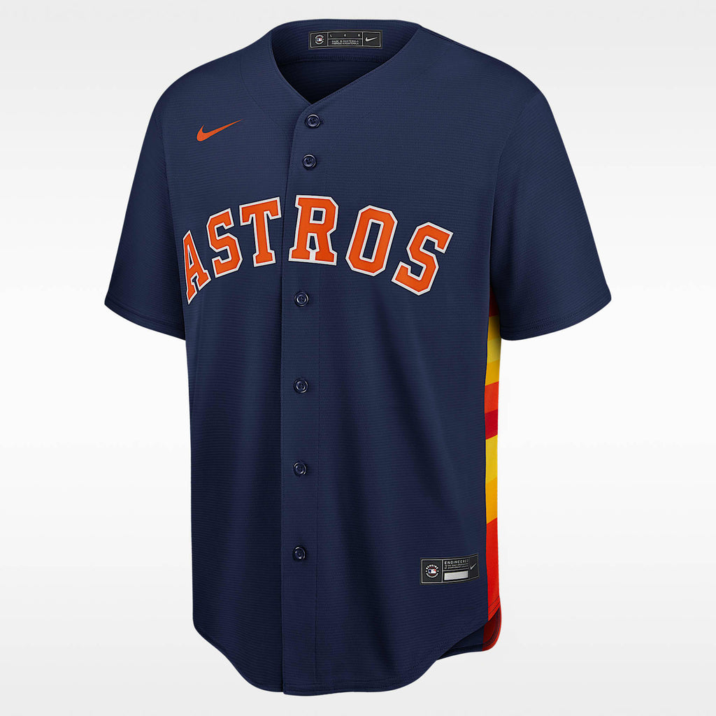 Houston Astros Jersey — Navy Alternate — front view