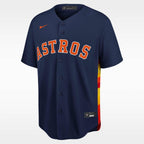 Houston Astros Jersey — Navy Alternate — front view