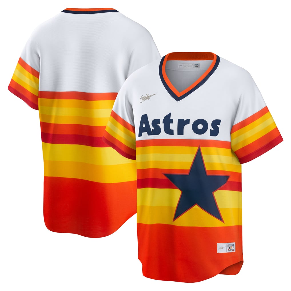 Houston Astros Jersey — Retro Orange Cooperstown — front view