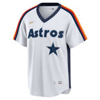 Houston Astros Jersey — Retro White Cooperstown — back view