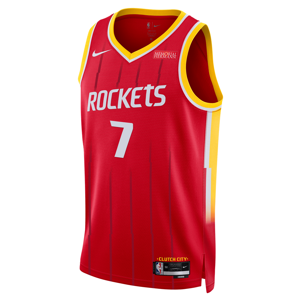 Houston Rockets 2025/26 Icon Edition Kevin Durant #7 frente