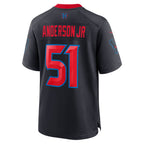 GoalStyle Houston Texans Navy jersey Will Anderson Jr. #51 back