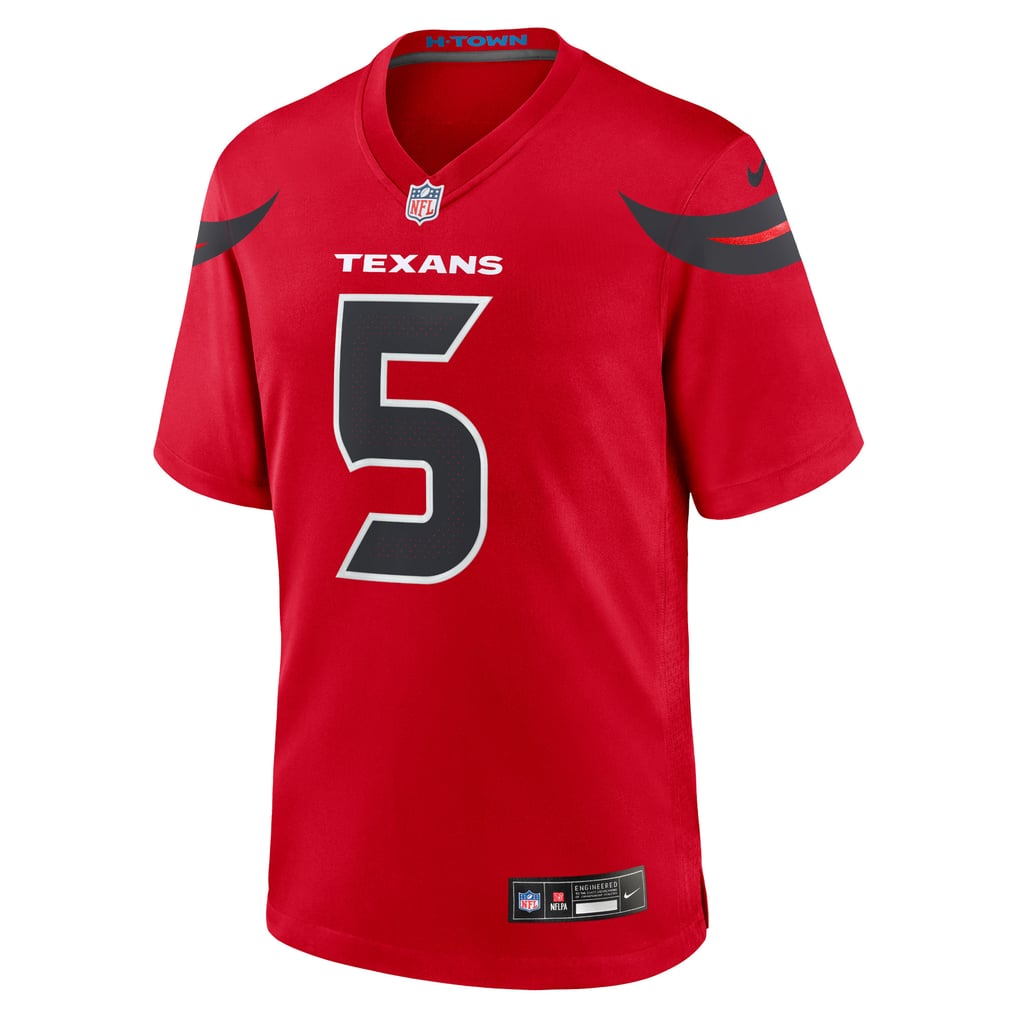 GoalStyle Houston Texans Red jersey Jalen Pitre #5 front
