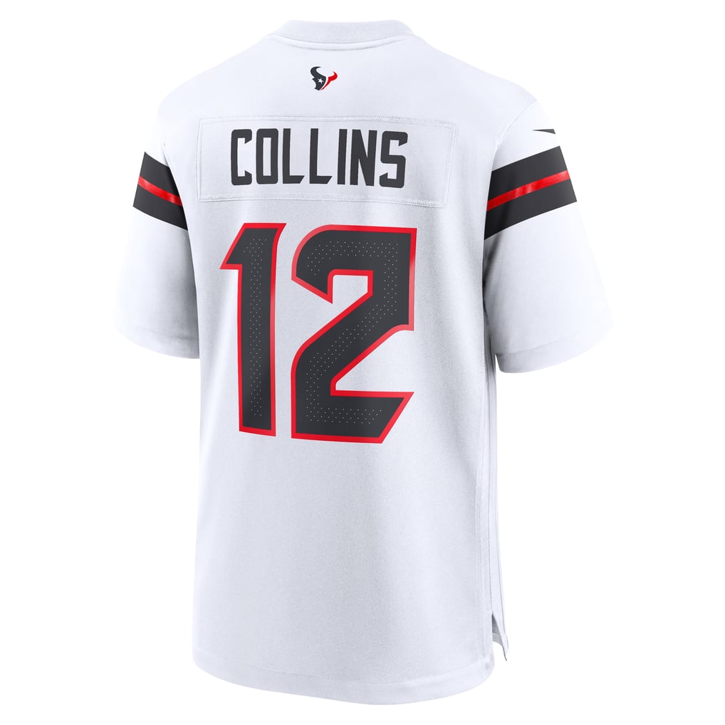 GoalStyle Houston Texans White jersey Nico Collins #12 back