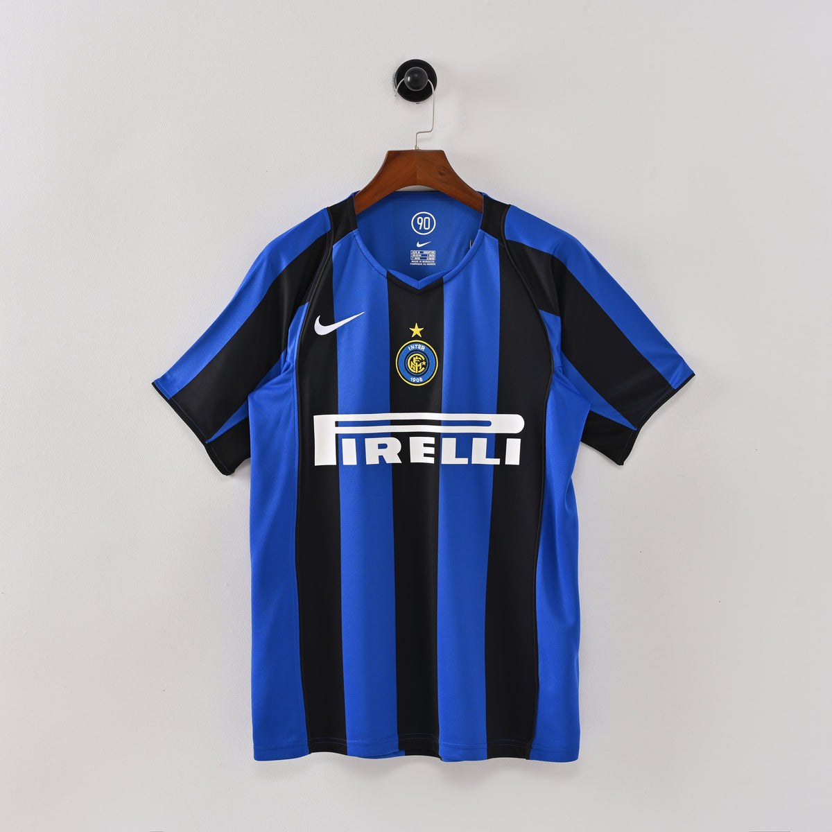 Inter Milan 2004/05 Home Retro Jersey full front view