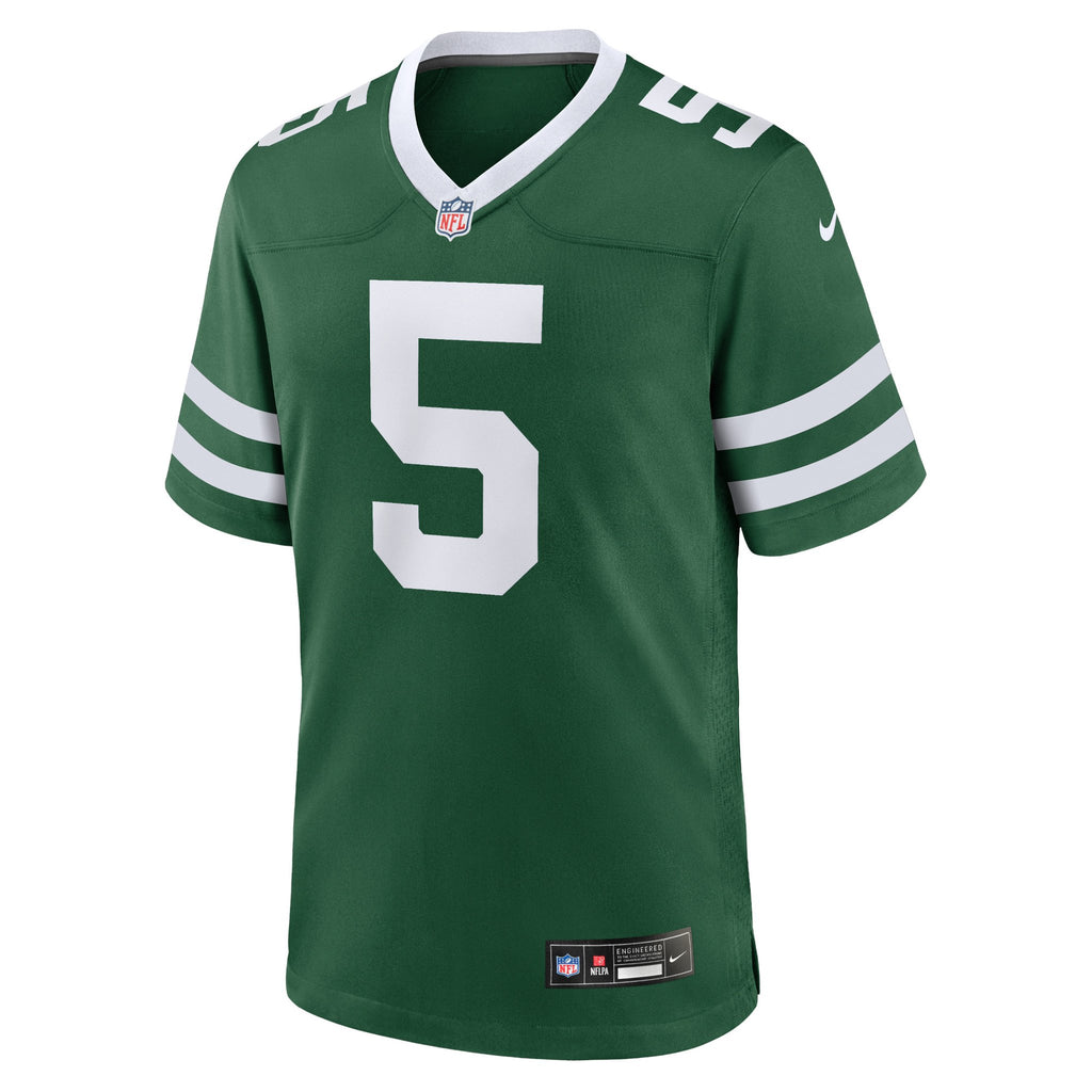 New York Jets NFL jersey — Garrett Wilson #5 — back view