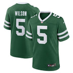 New York Jets NFL jersey — Garrett Wilson #5 — front view