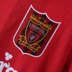 Liverpool 1995/96 home retro jersey detail