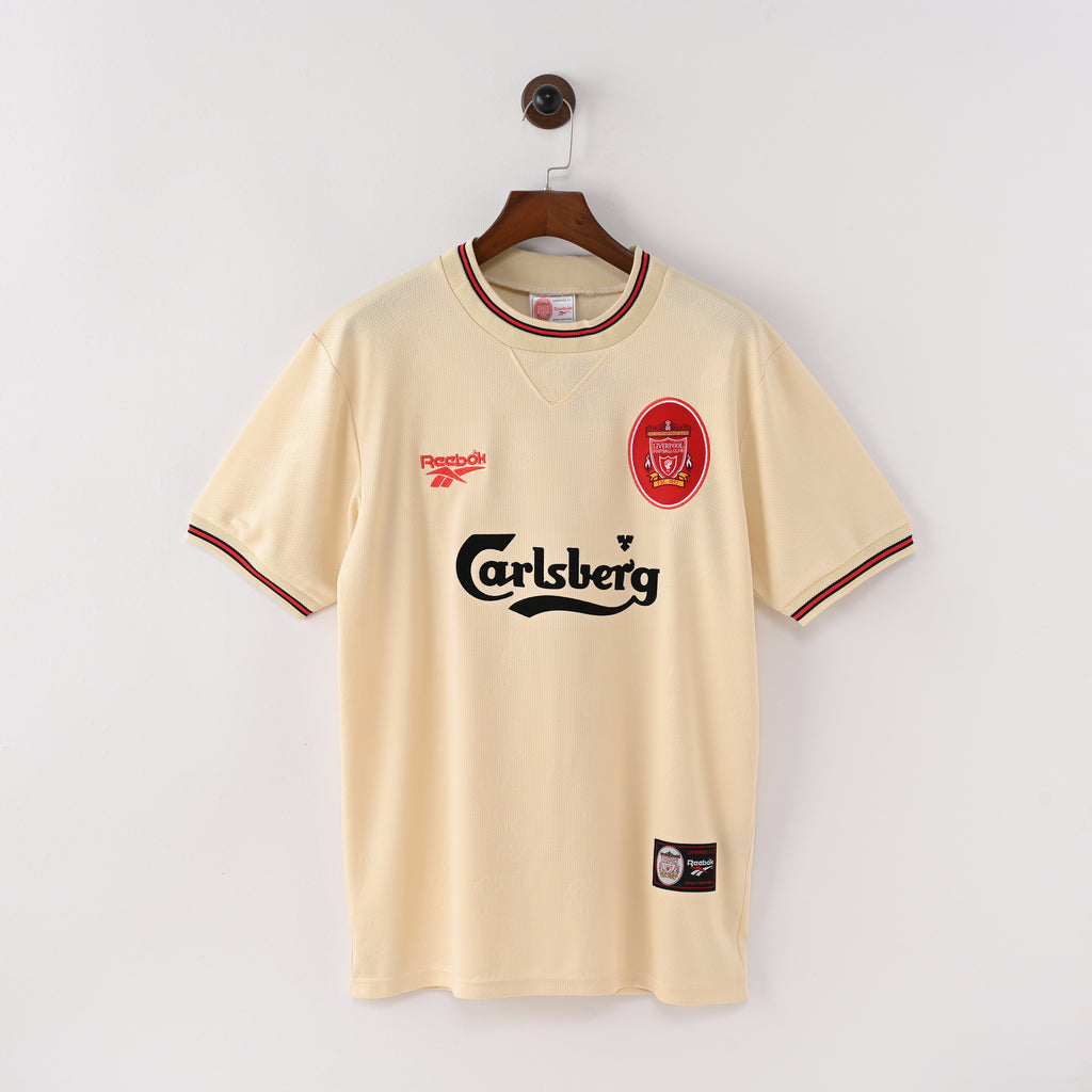 Liverpool FC 1996/97 Away Retro Jersey - front view