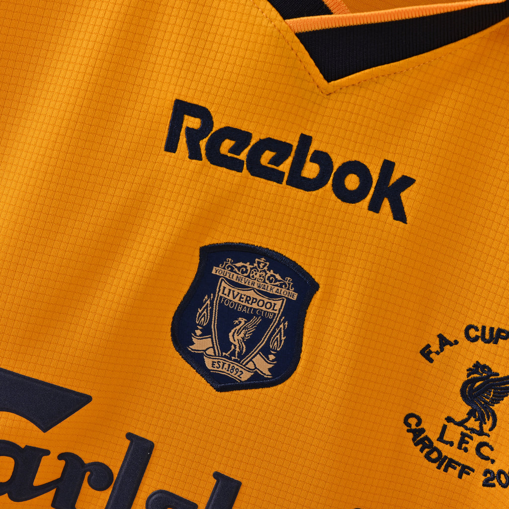 Liverpool 2000/01 Second Away Retro Jersey FA Cup final detail