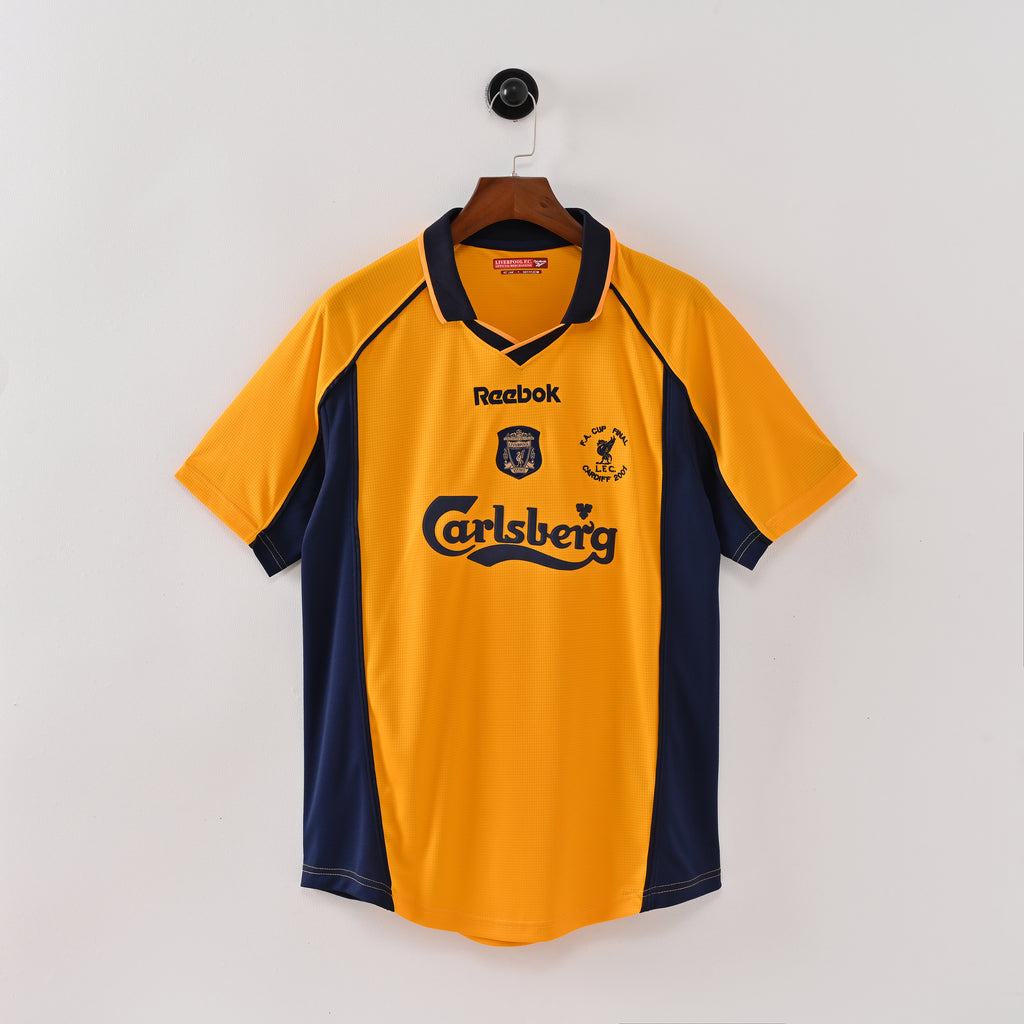Liverpool 2000/01 Second Away Retro Jersey full front view