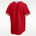 Los Angeles Angels Jersey — Red — back view