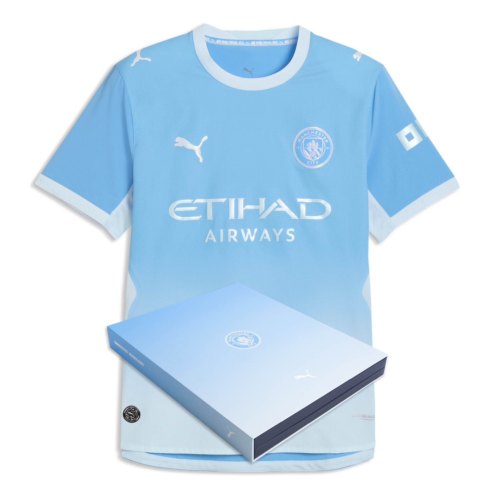 Manchester City 2026/27 Home men's Player authentic jersey – front view