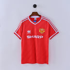 Manchester United 1986–88 Home Retro Jersey full front view