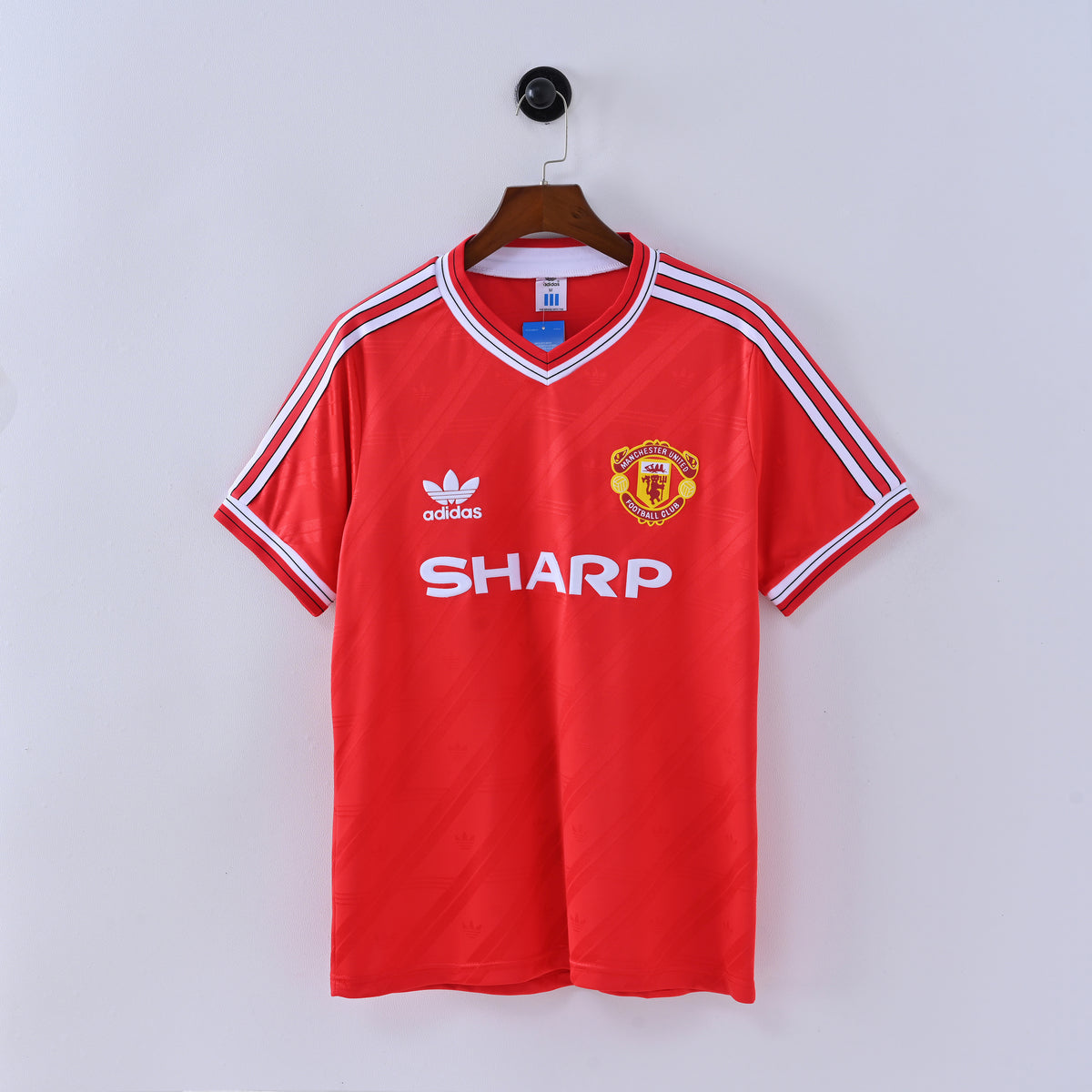 Manchester United 1986–88 Home Retro Jersey full front view