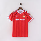 Manchester United 1991/92 Home Retro Jersey full front view
