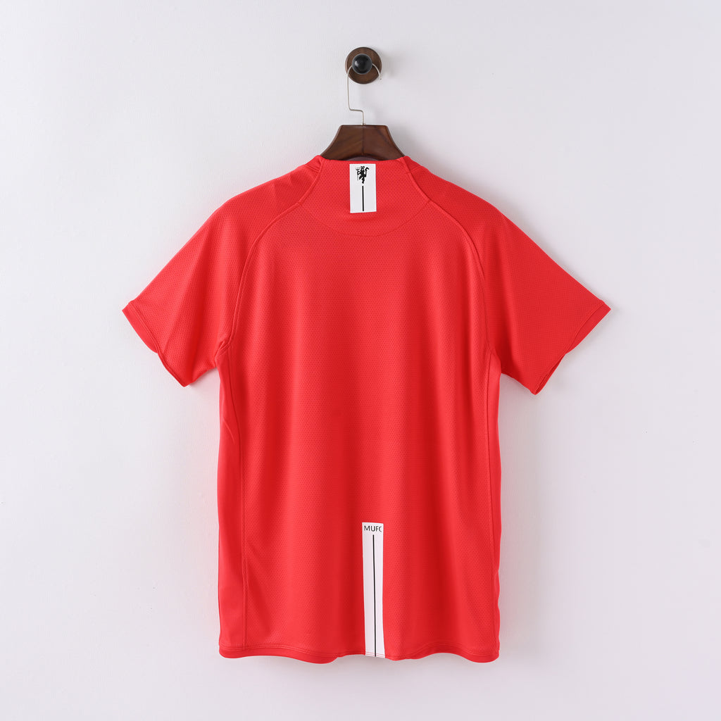 Manchester United 2007/08 Home Retro Jersey back view