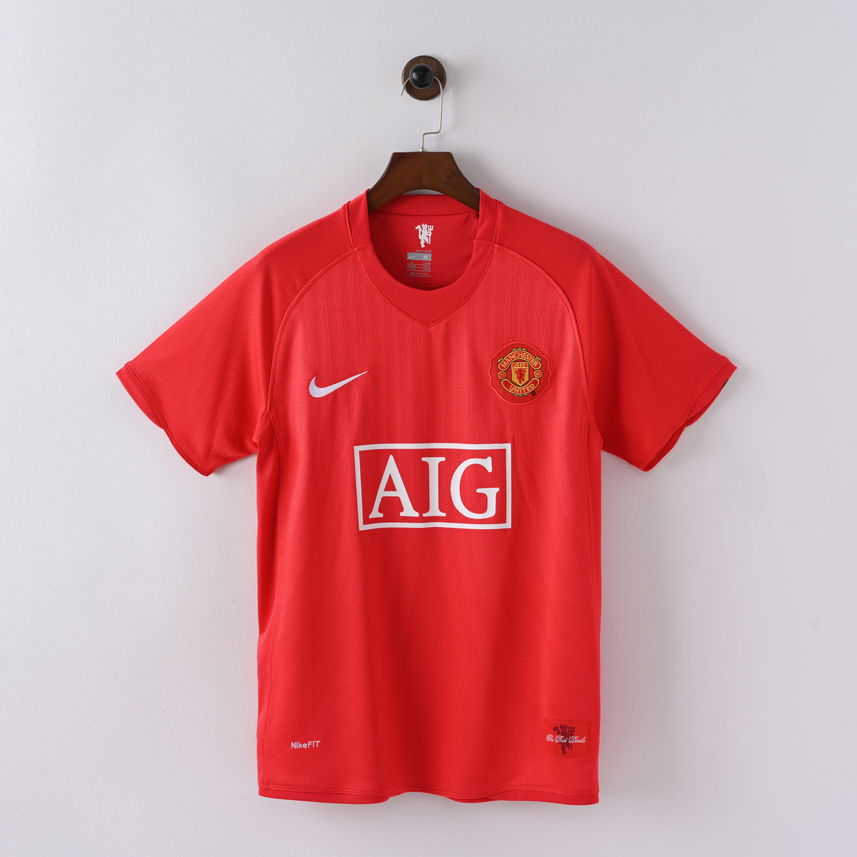 Manchester United 2007/08 Home Retro Jersey front view