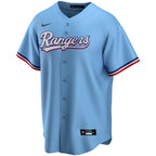 Texas Rangers Light Blue Alternate Jersey