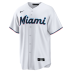 Miami Marlins Jersey — White Home — Griffin Conine #18 — back view