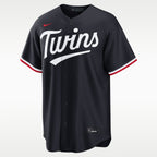 Minnesota Twins Jersey — Navy — front view