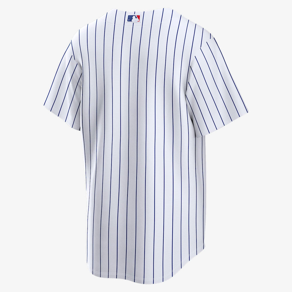Chicago Cubs White Home Jersey — back view