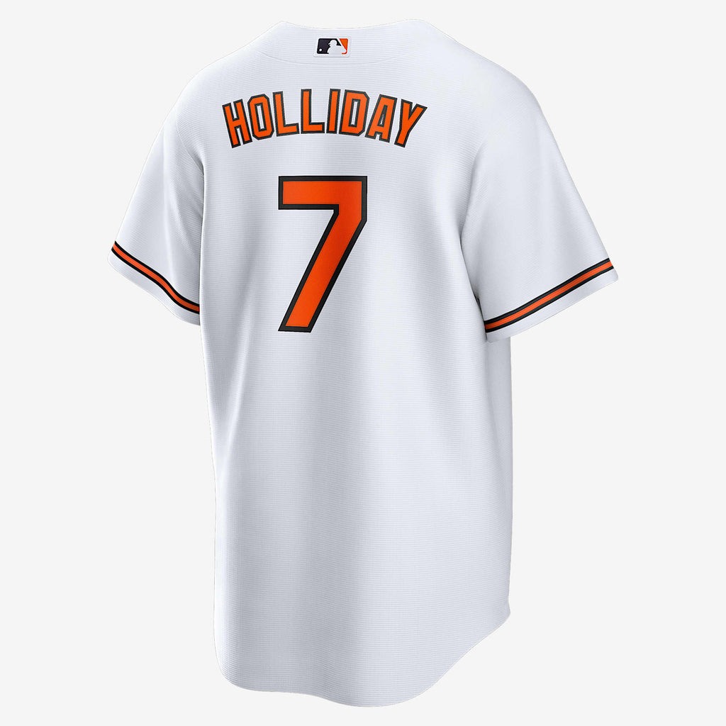 Baltimore Orioles Jersey — White Home — back view
